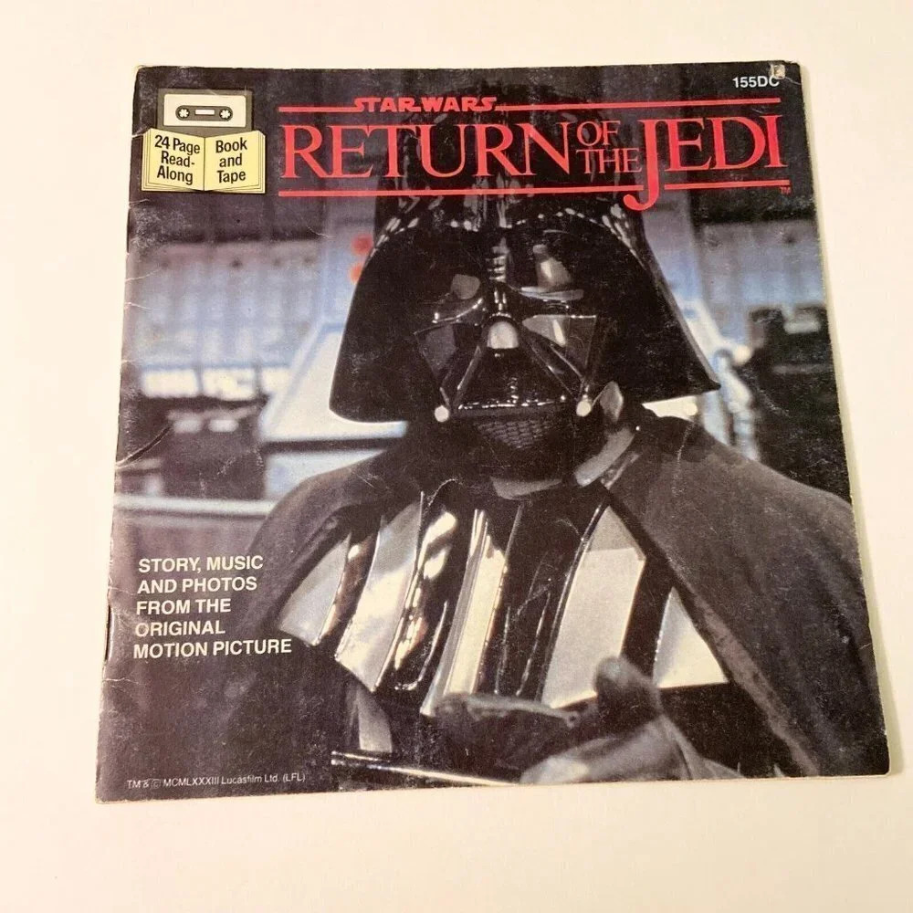 Vintage 1983 Star Wars Return of the Jedi Read Along Book Only No Tape